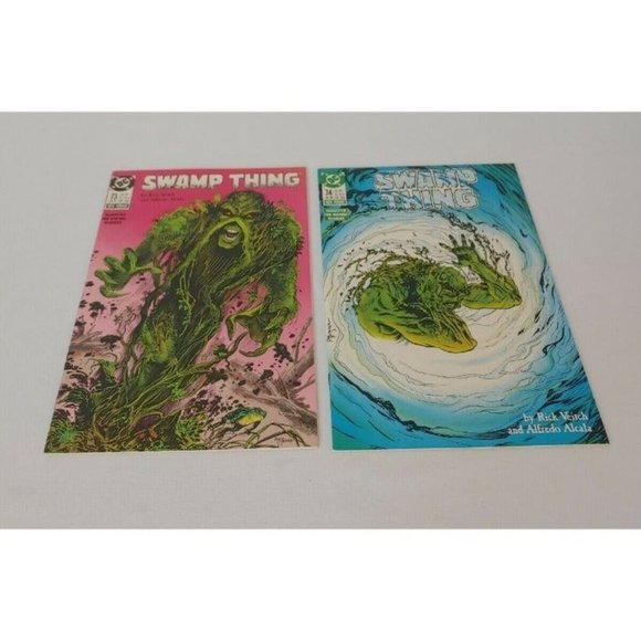 DC Comics Swamp Thing Issues #73 and #74 1988 New Format By Rick Veitch - Picture 2 of 10